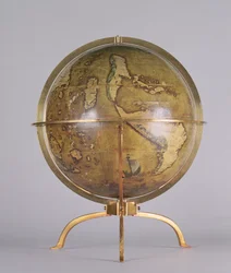 Terrestrial Globe, one of a pair known as the 